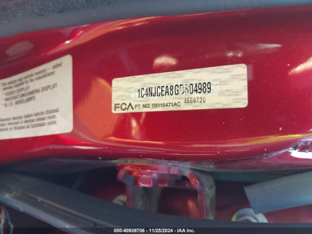 1C4NJCEA8GD804989 Jeep Compass High Altitude Edition