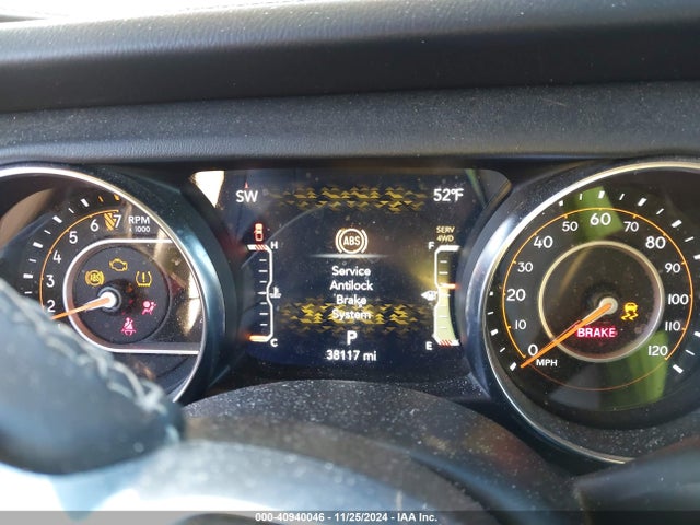 1C6HJTFG4NL122931 Jeep Gladiator Overland 4x4