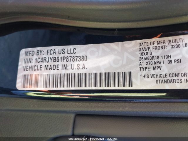 1C4RJYB61P8787380 Jeep Grand Cherokee 4xe