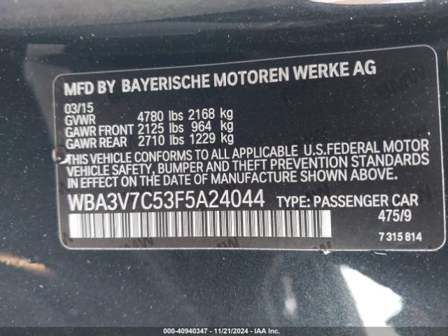 WBA3V7C53F5A24044 BMW 428i