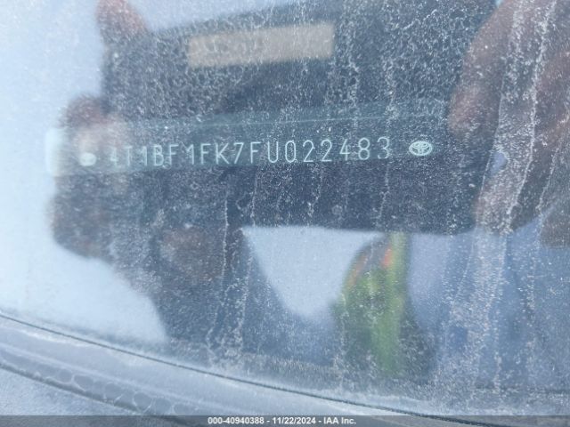 4T1BF1FK7FU022483 Toyota CAMRY XSE