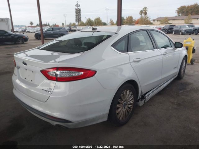 3FA6P0LU7GR283291 Ford Fusion Hybrid Se