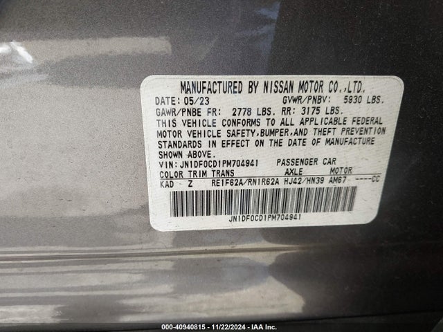 Nissan Ariya Platinum+ 2023 JN1DF0CD1PM704941 Image 9