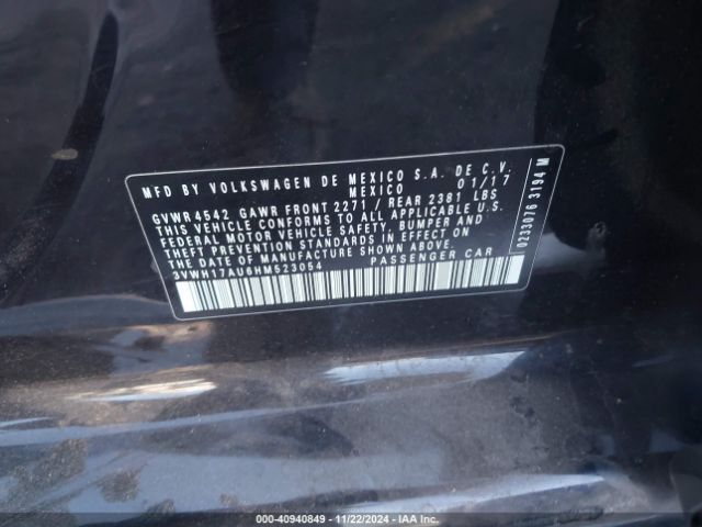 3VWH17AU6HM523054 Volkswagen Golf Alltrack Tsi S/tsi Se/tsi Sel