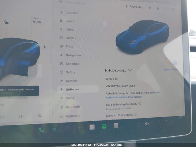 2023 TESLA MODEL Y 7SAYGDEE5PA122567 Photo 6