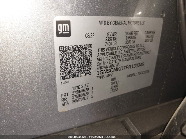 Chevrolet Tahoe 2wd Ls 2023 1GNSCMKD7PR130345 Image 9
