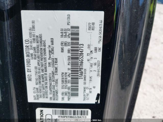 2016 FORD MUSTANG 1FA6P8TH6G5284713 Photo 8