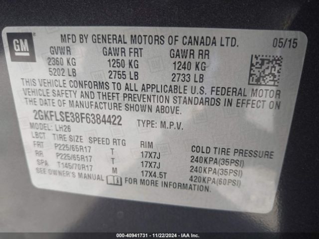 2GKFLSE38F6384422 GMC Terrain Slt-1