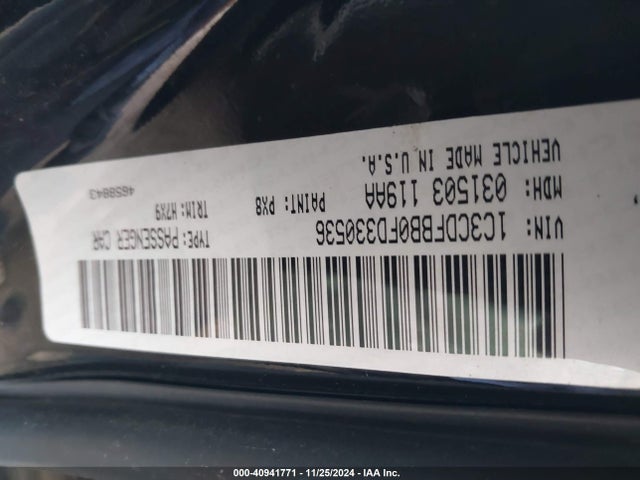 Dodge DART SXT 2015 1C3CDFBB0FD330536 Image 9