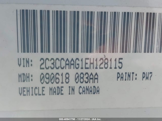 Chrysler 300 Uptown Edition 2014 2C3CCAAG1EH128115 Image 9