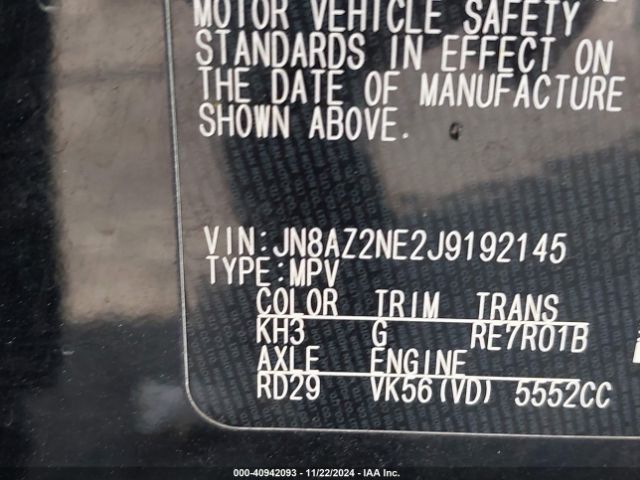 JN8AZ2NE2J9192145 Infiniti QX80