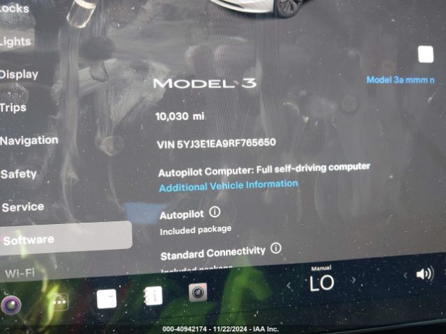 5YJ3E1EA9RF765650 Tesla Model 3 Rear-wheel Drive