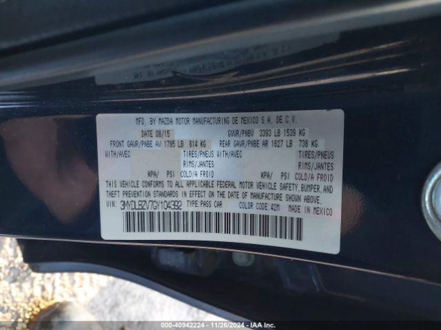 3MYDLBZV7GY104392 Scion IA