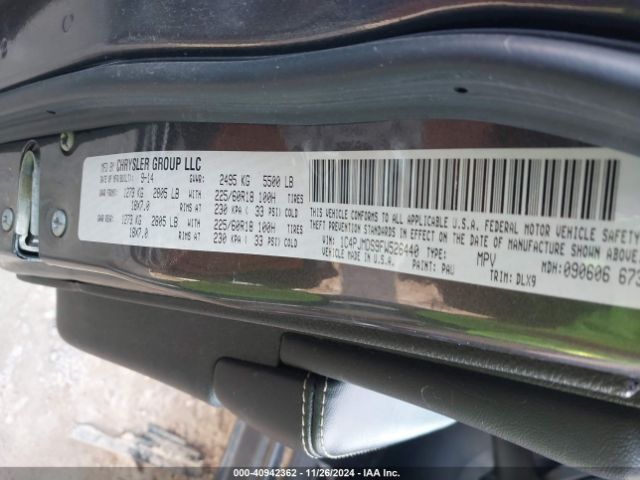 1C4PJMDS9FW526440 Jeep Cherokee Limited
