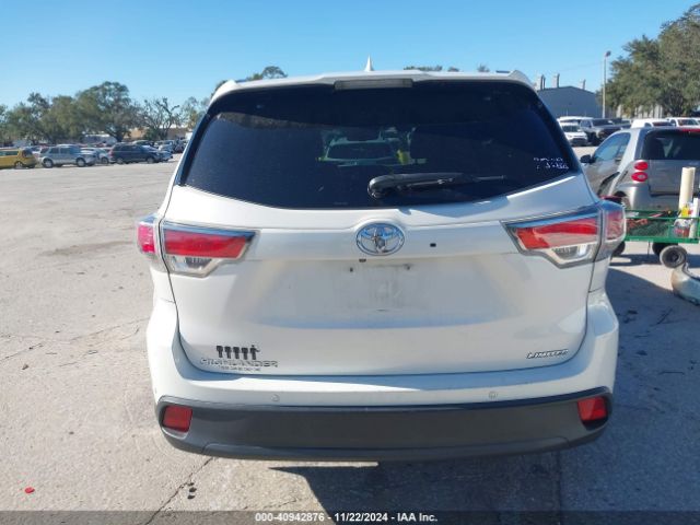 5TDYKRFHXFS091993 Toyota Highlander Limited V6