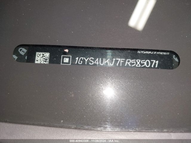 1GYS4UKJ7FR585071 Cadillac Escalade Esv Platinum