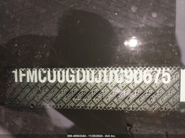 Ford ESCAPE SE 2018 1FMCU0GD0JUC90675 Image 9