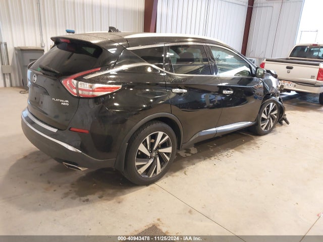5N1AZ2MH3JN170939 Nissan Murano Platinum