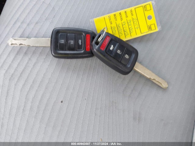 Honda ACCORD LX 2017 1HGCR2F30HA054342 Image 11
