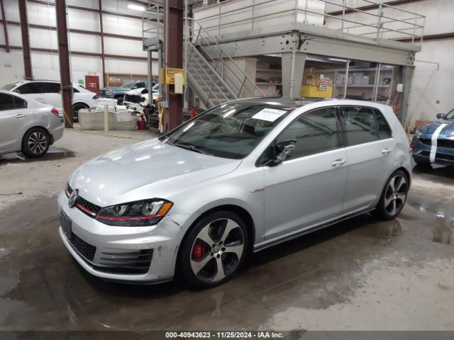 3VW547AU4GM021782 Volkswagen Golf Gti Se W/performance Package 4-door