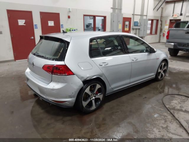 3VW547AU4GM021782 Volkswagen Golf Gti Se W/performance Package 4-door