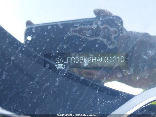 SALRRBBK2HA031210 Land Rover Discovery Hse