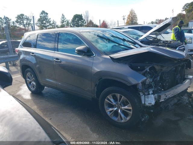 5TDZKRFHXGS181070 Toyota Highlander Le Plus V6
