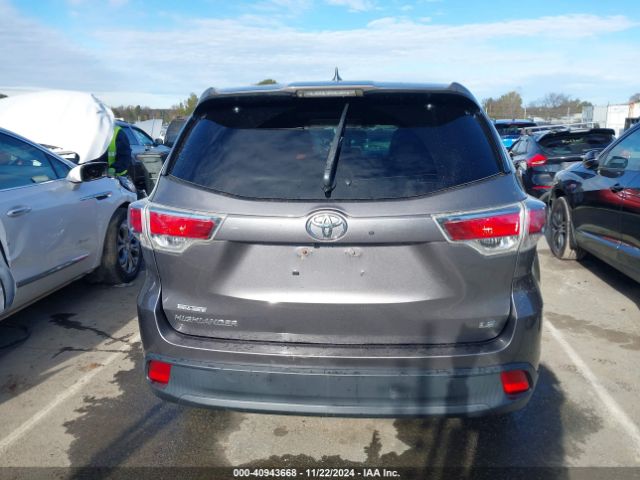 5TDZKRFHXGS181070 Toyota Highlander Le Plus V6