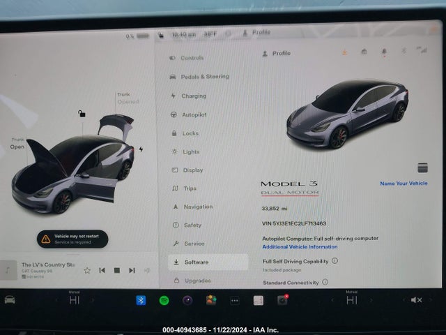 Tesla Model 3 Performance Dual Motor All-wheel Drive 2020 5YJ3E1EC2LF713463 Image 7