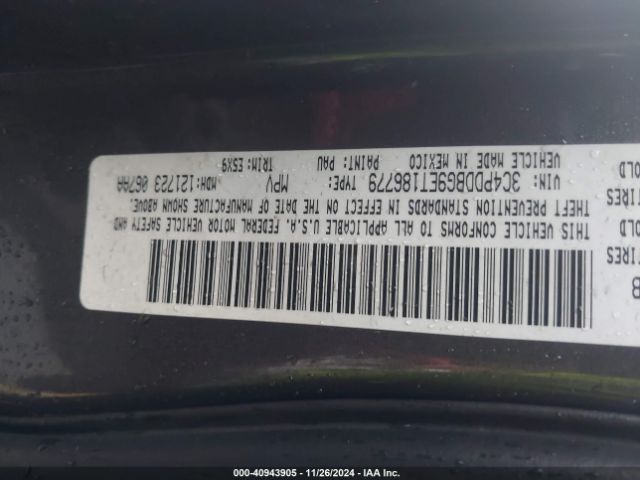 3C4PDDBG9ET186779 Dodge Journey Sxt