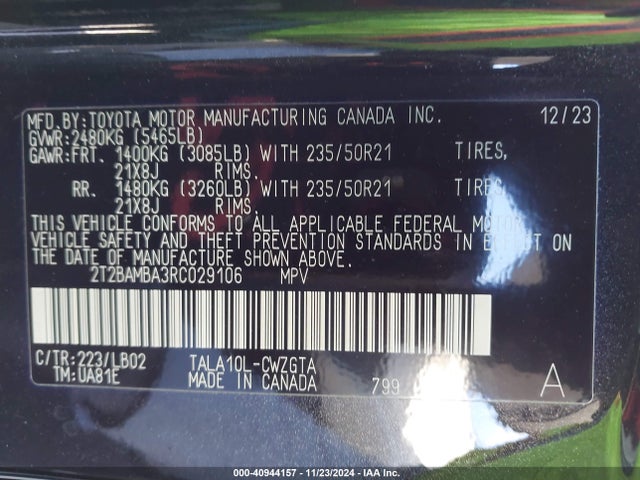 Lexus Rx 350 Premium Plus 2024 2T2BAMBA3RC029106 Image 9