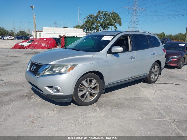 2014 Nissan Pathfinder Platinum მანქანა იყიდება აუქციონზე, vin: 5N1AR2MN0EC647110, აუქციონის ნომერი: 40944159