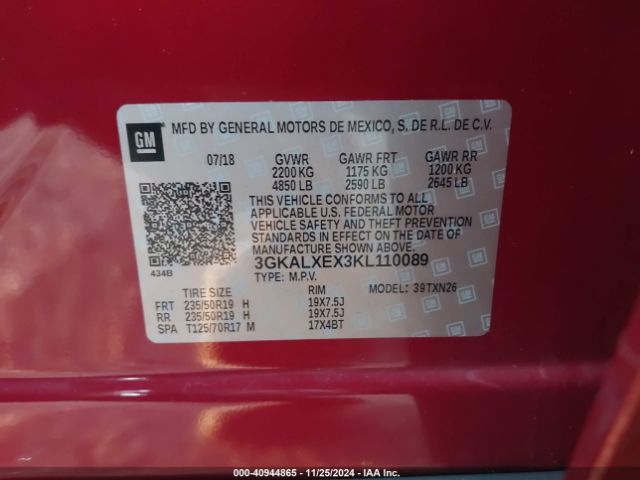 3GKALXEX3KL110089 GMC Terrain Denali