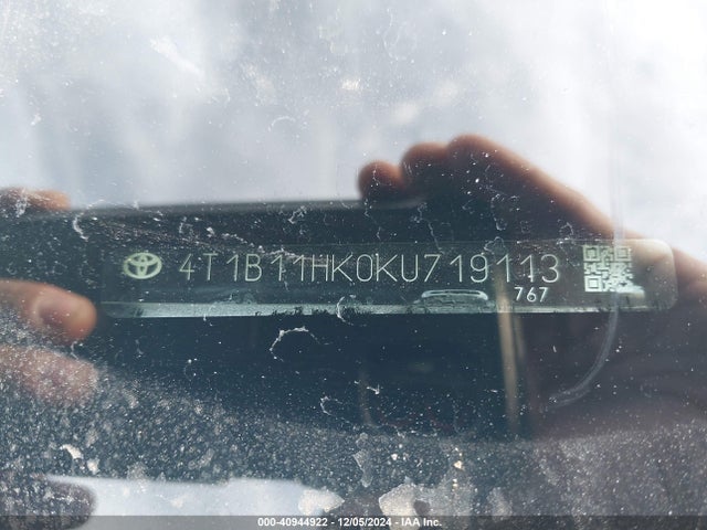 Toyota CAMRY LE 2019 4T1B11HK0KU719113 Image 19