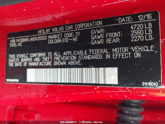 YV126MFL4H2435503 Volvo S60 T5 Dynamic