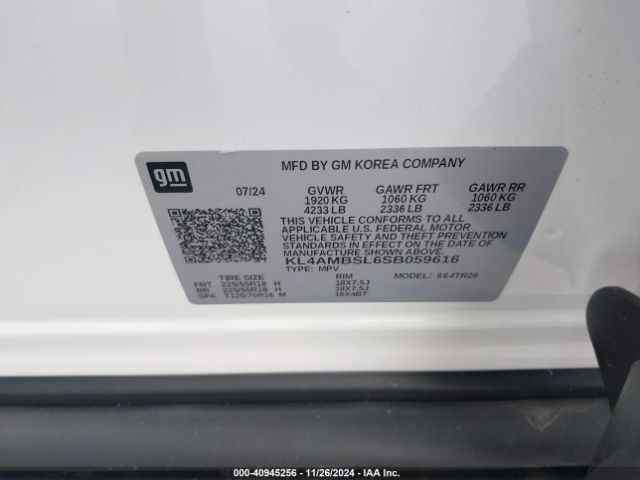 KL4AMBSL6SB059616 Buick Encore Gx Preferred Fwd