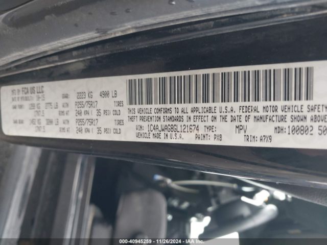 1C4AJWAG8GL121674 Jeep Wrangler Sport
