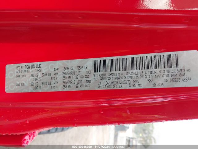 1C4HJXEG8JW315173 Jeep Wrangler Unlimited Sahara 4x4