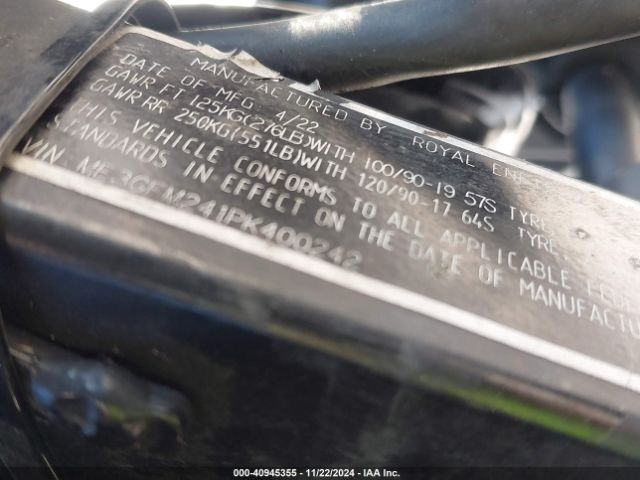 2023 ROYAL ENFIELD MOTORS SCRAM 411 ME3GFM241PK400242 Photo 9