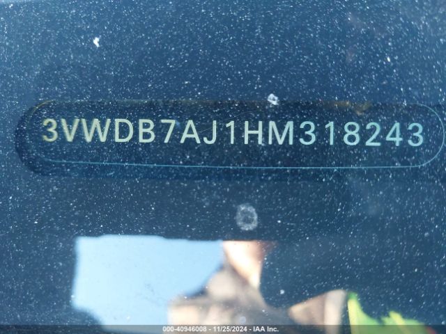 3VWDB7AJ1HM318243 Volkswagen Jetta 1.4t Se