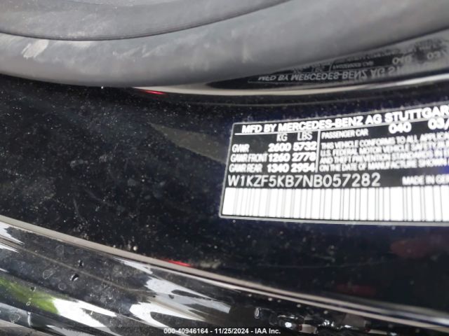 W1KZF5KB7NB057282 Mercedes-Benz E 450 4matic