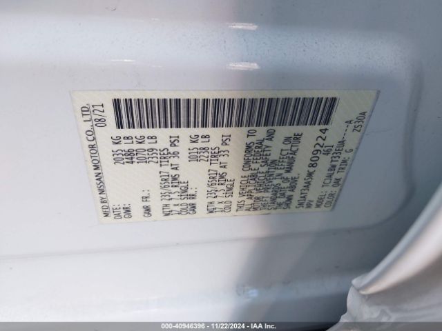 5N1AT3AA5MC809224 Nissan Rogue S Fwd