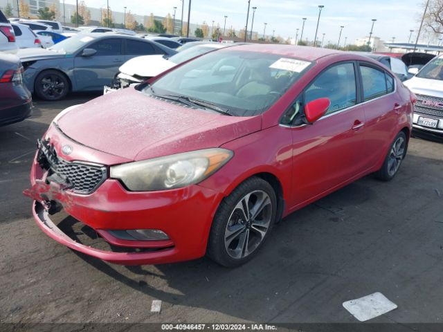 KNAFX4A87E5111752 KIA FORTE EX