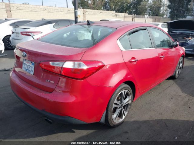 KNAFX4A87E5111752 KIA FORTE EX