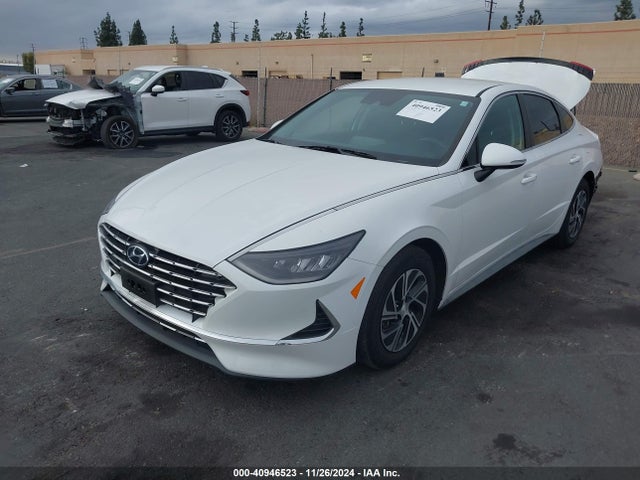 Hyundai Sonata Blue 2021 KMHL24JJ9MA029529 Image 2