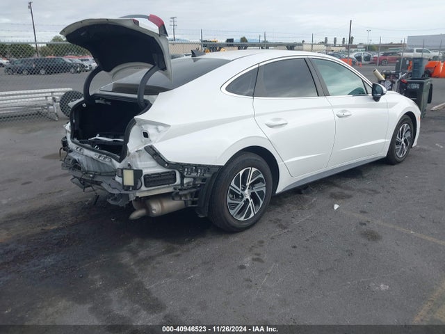 Hyundai Sonata Blue 2021 KMHL24JJ9MA029529 Image 4