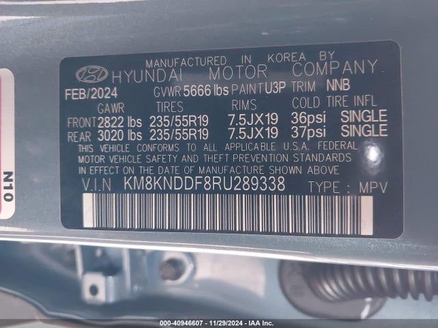 Hyundai Ioniq 5 Sel 2024 KM8KNDDF8RU289338 Image 9