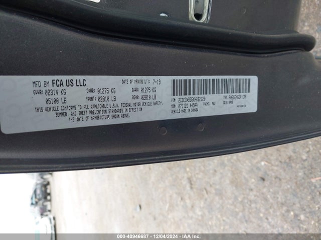 Dodge Charger Sxt Rwd 2019 2C3CDXBG5KH692120 Image 9