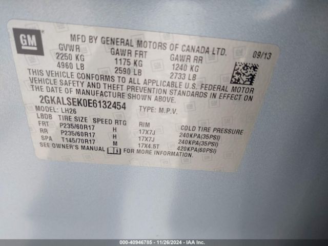 2GKALSEK0E6132454 GMC Terrain Slt-1