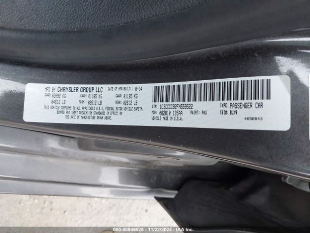 1C3CCCCB2FN559522 Chrysler 200 C